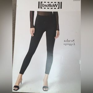 Wilford scuba leggings in black